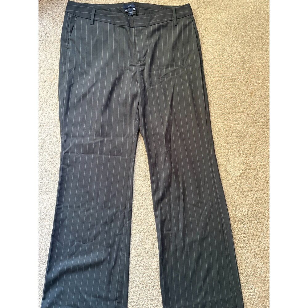 Gap Favorite Trouser Minimalist Corporate Classic 90's Y2K Modern 12R Pinstripe